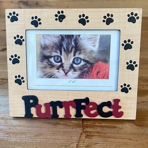 Purrfect Cat Photo Frame